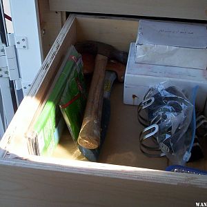 Bottom drawer contents