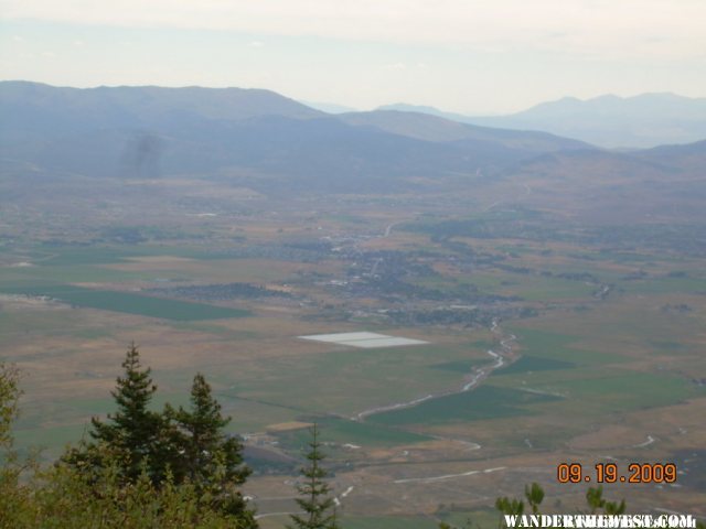 Carson Valley from Genoa Peak