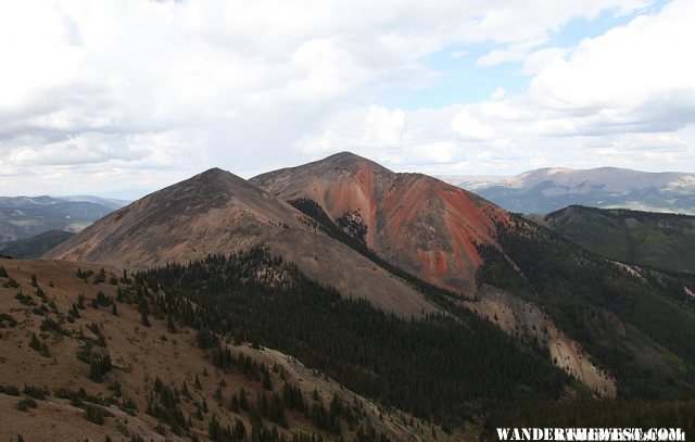 View from the summit - Alpine Gulch Trail