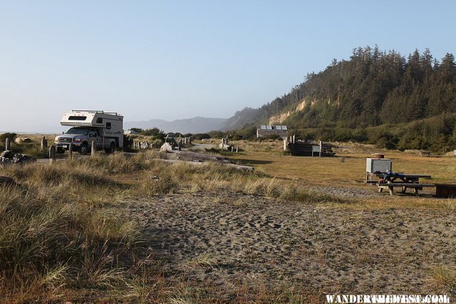 Gold Bluffs Beach Campground May 2009