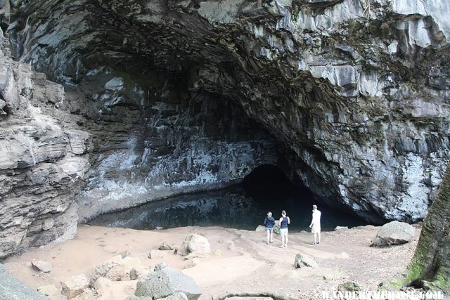 Cave near the  Kalalau Trailhead
