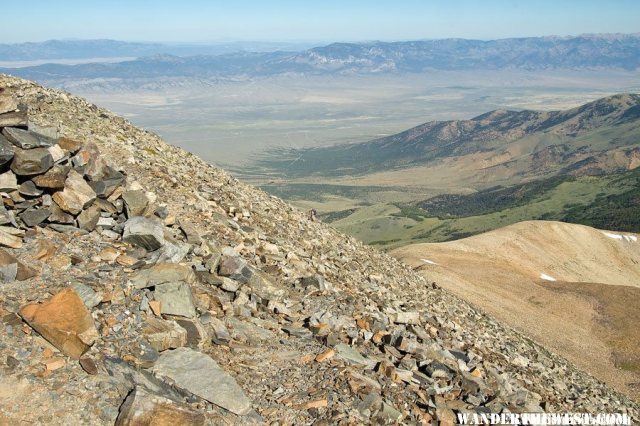 View to the Northwest From Near the Summit