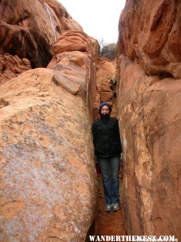 Weathering of the sandstone