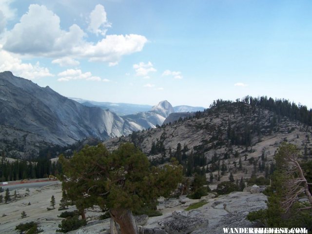 View of Half Dome from Olmstead Point