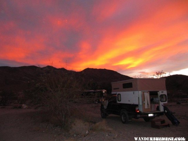 Best sunset shot of the trip - Panamint Springs Resort