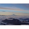 View of Mt. Adams from camp muir (above the clouds)