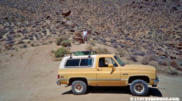 At Carl Mengel's Grave--on the Pass between the Goler Wash and Butte Valley