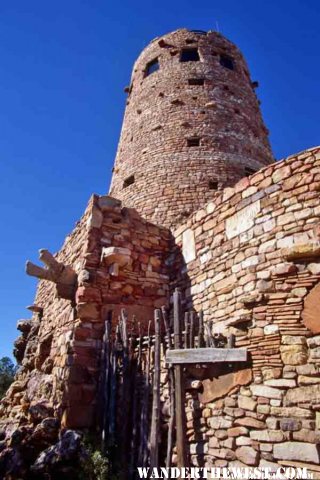 The Desert View Watchtower was built in 1905