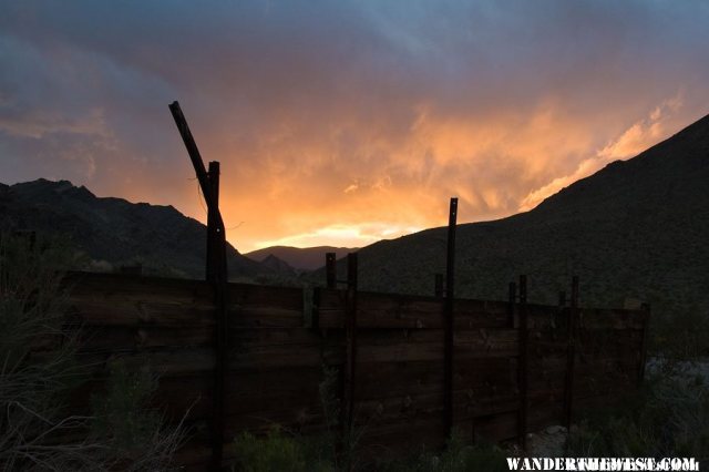 Sunset in Warm Springs Canyon