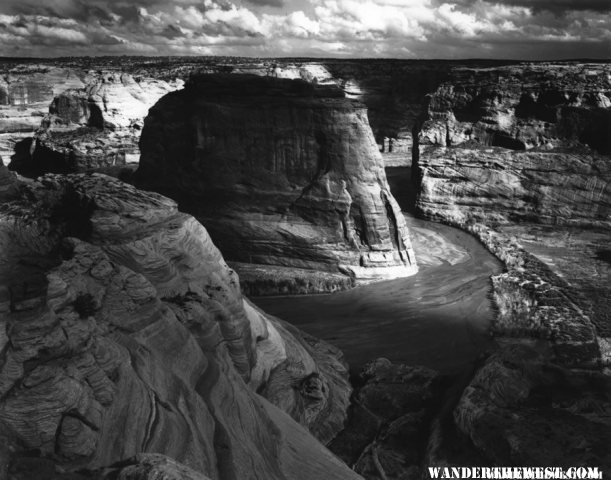 "Canyon de Chelly" by Ansel Adams, ca. 1933-1942