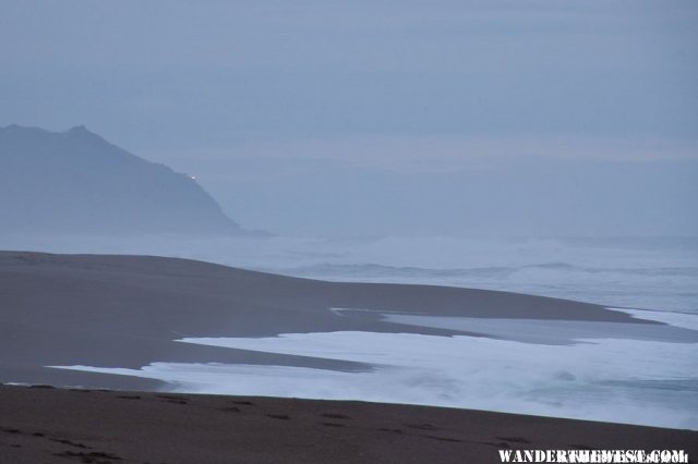 The Lighthouse Light From Point Reyes Beach
