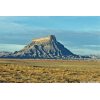 Factory Butte--a landmark in the badlands near Caineville Wash