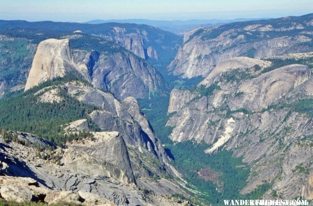 Half Dome and Yosemite Valley from Clouds' Rest
