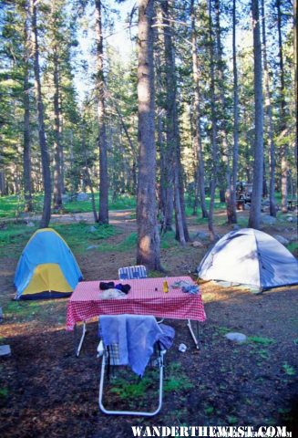Tents in Tuolumne Meadows Campground