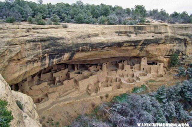 Spruce Tree House from Mesa Verde Rim