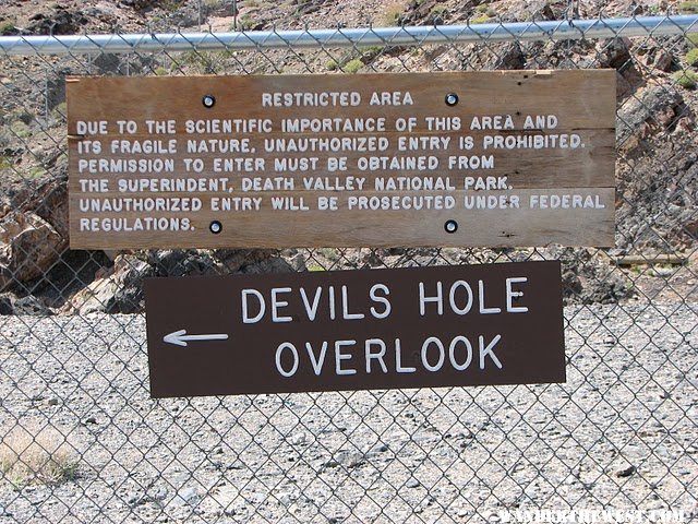 Path to Devils Hole