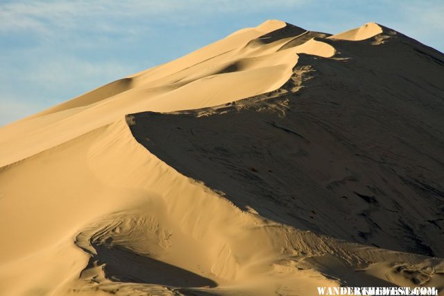 Eureka Sand Dunes at Sunrise