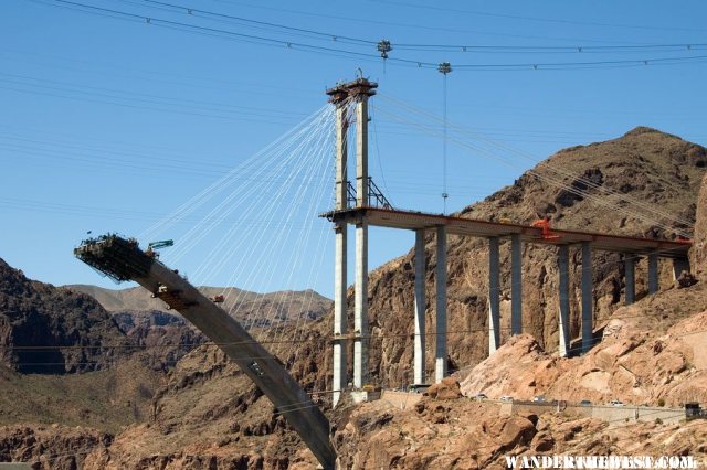 Construction of New Bridge Over Hoover Dam