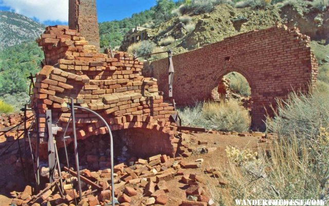 19th Century Mill Ruins in Panamint City