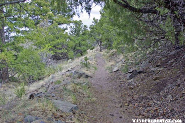 Wellington Ditch Trail Follows an Empty Irrigation Ditch