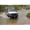 DirtyDog and Diego Fording the Fremont River as Semimike Waits His Turn