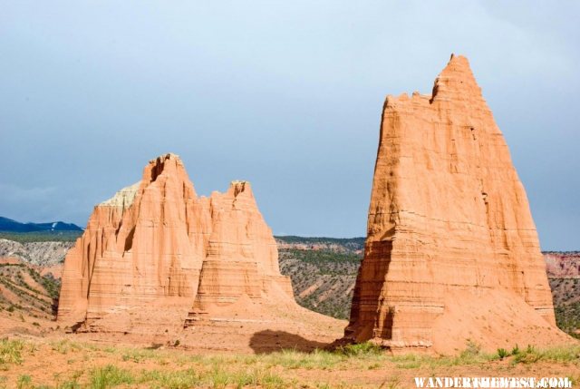 Monoliths in Cathedral Valley
