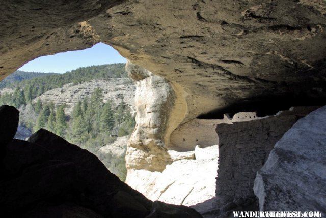 Cave Dwellings--Gila National Monument