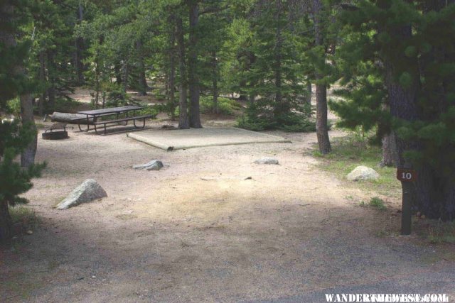 Empty Site at Long's Peak CG