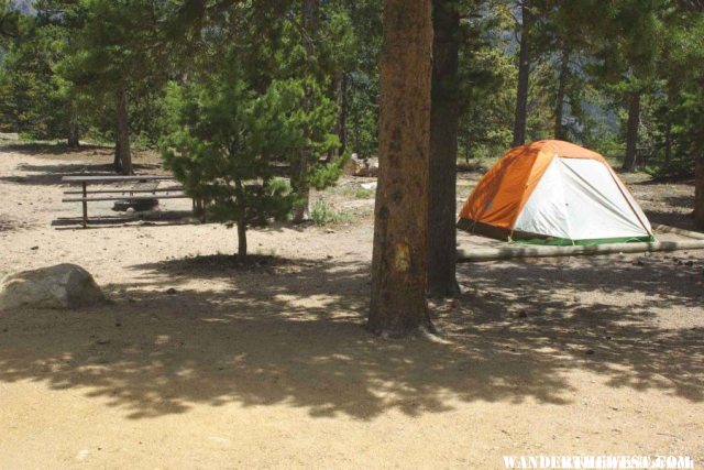 Tents Only in Long's Peak Campground