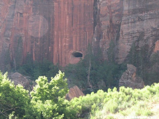 Window in Zion Tunnel