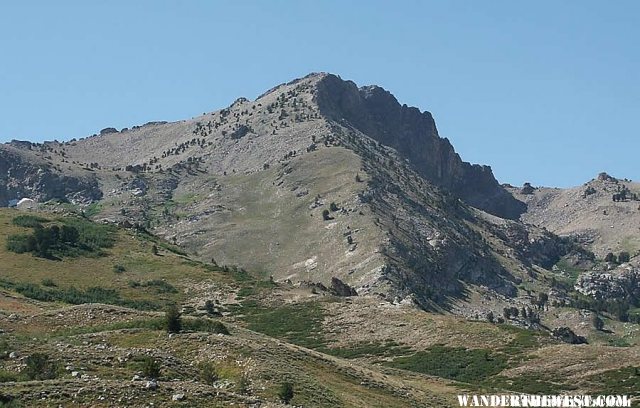 King Peak from Overland Lake Trail