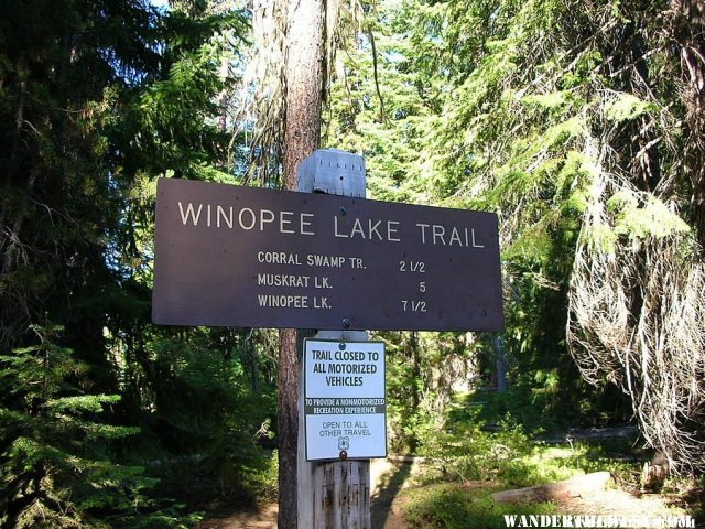 Winopee Lake Trailhead
