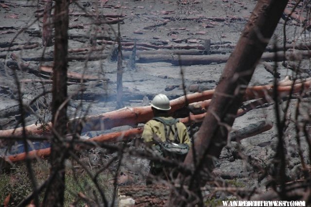 Red Creek fire, June 2010