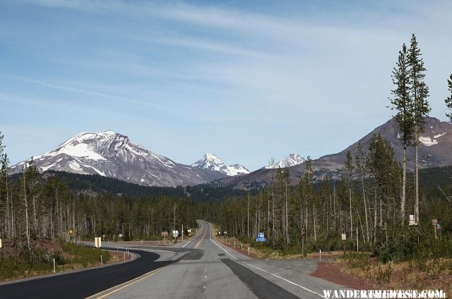 Cascade Lakes Highway, Approaching the 3 Sisters