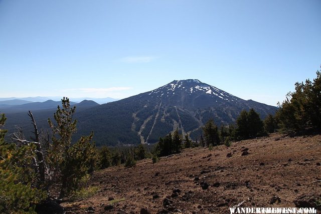Mount Bachelor as seen from Tumalo Mountain