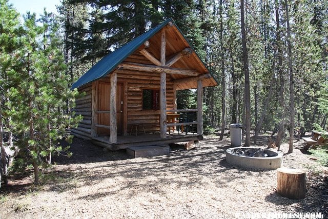 Cabin at the Elk Lake Resort Campground