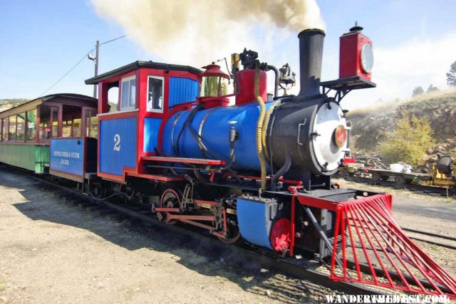 Narrow Gauge Train in Cripple Creek