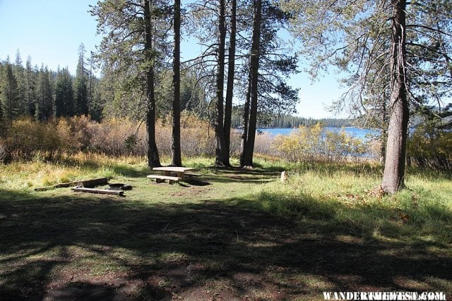Group camp at Juniper Lake Campground