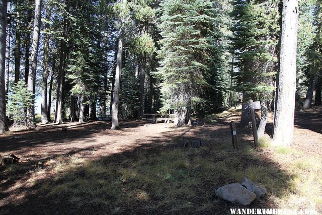 Group camp at Juniper Lake Campground