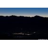 Sierras and Owens Valley in the dark
