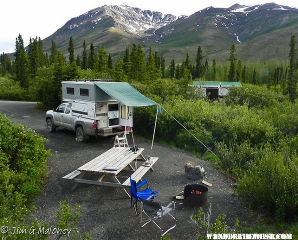 Camped at Tombstone Territorial Park, Yukon