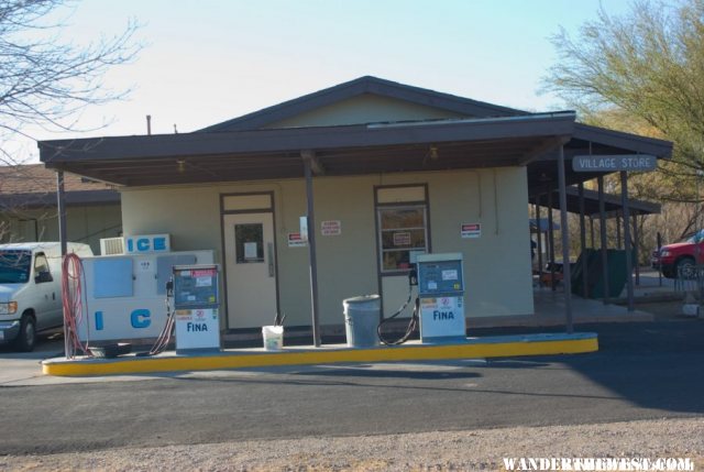 Gas Station and Store at Rio Grande Village