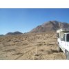 Campsite in on the dry lake bed.