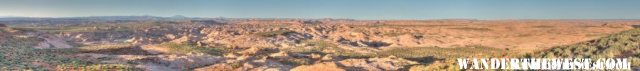 Sunset Panorama Across Escalante Canyons and Beyond
