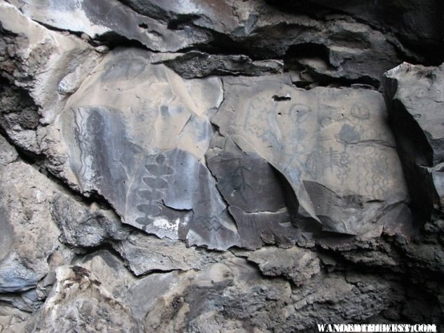 More Symbol Bridge cave pictographs