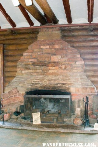 Great Fireplace at the Bright Angel Lodge