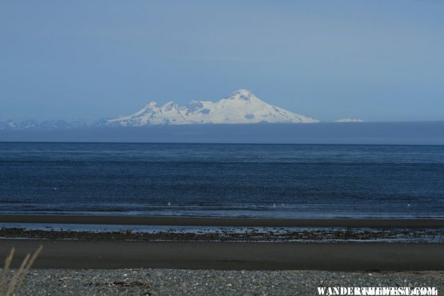 Mt Iliamna from Anchor Point