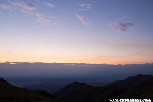 Dawn's Light over the Toquima Range