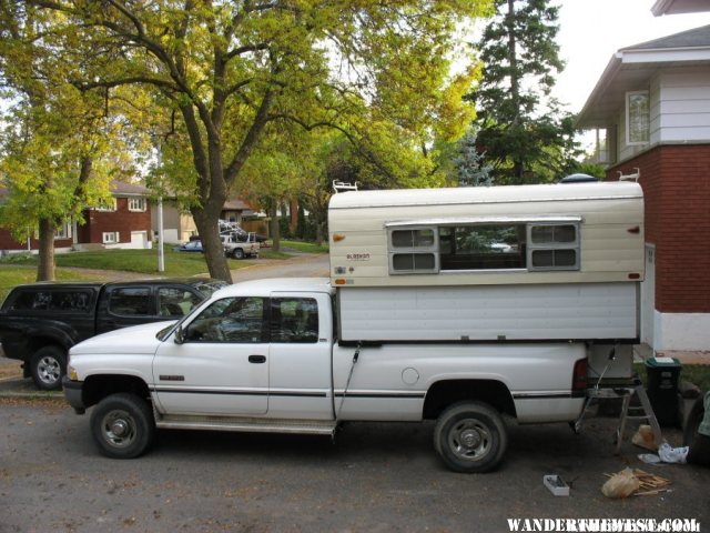 1996 Dodge Ram 2500 4x4 and 1974 Alaskan 10 ft NCO