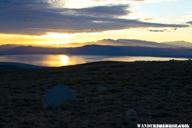 Streaming Sunlight Over Mono Lake